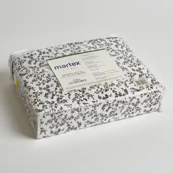 Giant Tiger Martex double printed microfiber polyester sheet set, 4-pieces offer