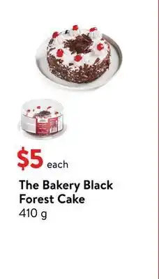 Walmart The bakery black forest cake offer
