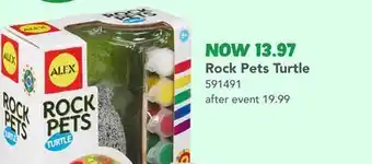 Toys R us Alex rock pets turtle offer