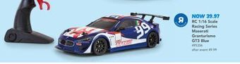 Toys R us Addo play rc 1:16 scale racing series maserati granturismo gt3 blue offer
