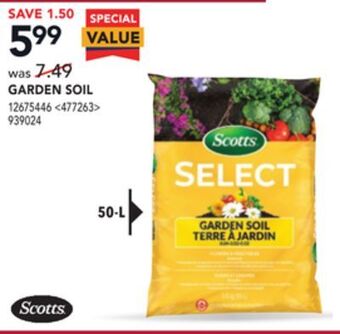 Lowe's Scotts garden soil offer