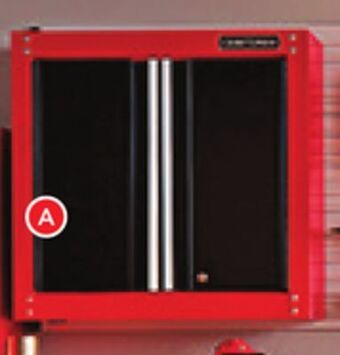 Lowe's Craftsman 2-shelf garage cabinet offer