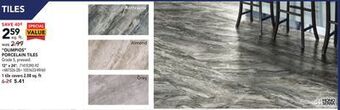 Lowe's Mono serra "olimpios" porcelain tiles offer