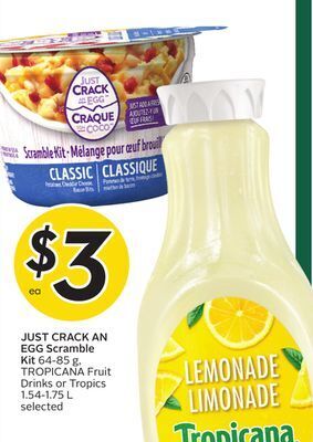 Sobeys Just crack an egg scramble kit offer