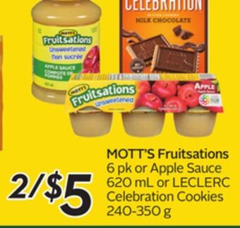 Sobeys Mott's fruitsations offer