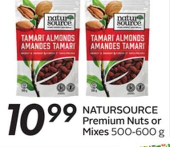 Sobeys Natursource premium nuts or mixes offer