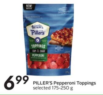 Sobeys Piller's pepperoni toppings offer