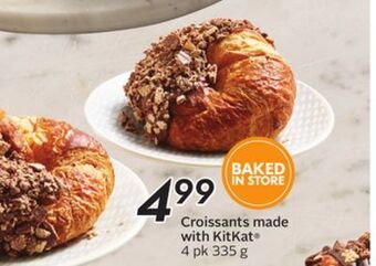Sobeys Croissants made with kitkat® offer
