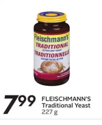 Sobeys Fleischmann's traditional yeast offer