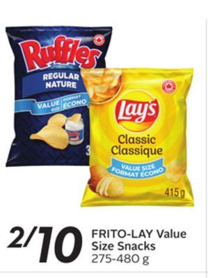 Sobeys Frito-lay value size snacks offer