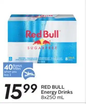 Sobeys Red bull energy drinks - 15 air miles® bonus miles offer