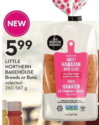 Sobeys Little northern bakehouse breads or buns offer