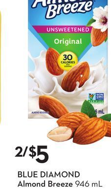 Sobeys Blue diamond almond breeze offer