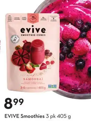 Sobeys Evive smoothies offer
