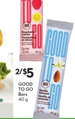 Sobeys Good to go bars offer