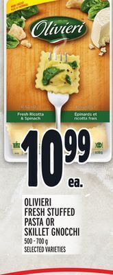 Metro Olivieri fresh stuffed pasta or skillet gnocchi offer