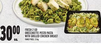 Metro Fresh 2 go orecchiette pesto pasta with grilled chicken breast offer