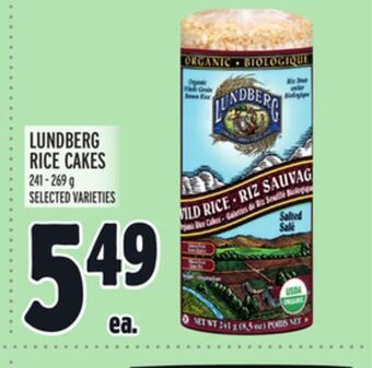 Metro Lundberg rice cakes offer