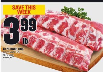 Independent Grocer Pork back ribs, 2's offer