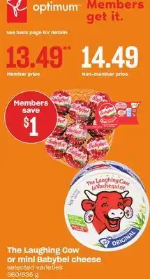 Independent Grocer The laughing cow or mini babybel cheese, 360/535 g offer