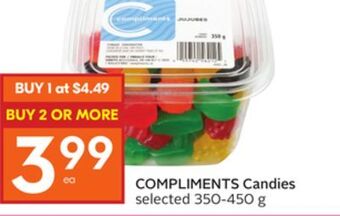 Foodland Compliments candies selected 350-450 g offer