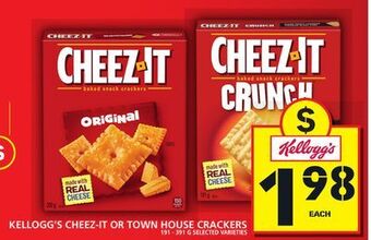 Food Basics Kellogg's cheez-it or town house crackers offer