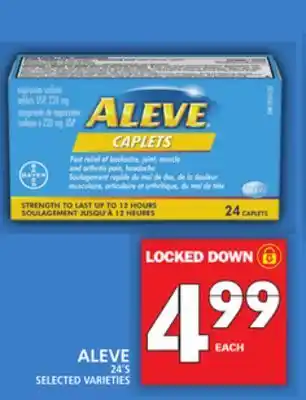 Food Basics Aleve offer