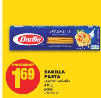 No Frills Barilla pasta, 410 g offer