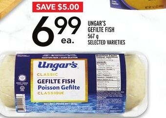 Metro Ungar's gefilte fish offer