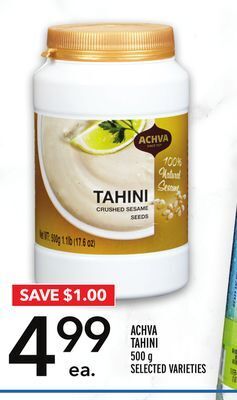 Metro Achva tahini offer