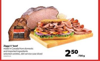 Real Canadian Superstore Ziggy's® beef offer