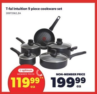 Real Canadian Superstore T-fal intuition 9 piece cookware set offer