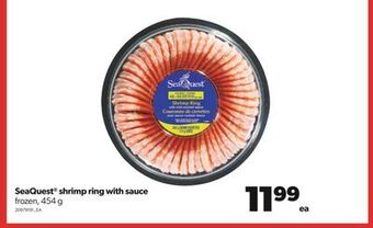 Real Canadian Superstore Seaquest® shrimp ring with sauce, 454 g offer