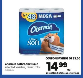 Real Canadian Superstore Charmin bathroom tissue, 12=48 rolls offer