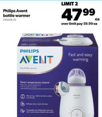 Real Canadian Superstore Philips avent bottle warmer offer