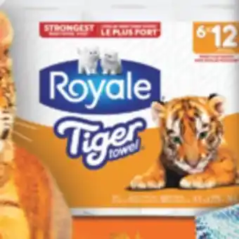 Real Canadian Superstore Royale® tiger towel®, 6=12 offer