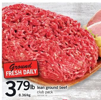 Fortinos Lean ground beef offer