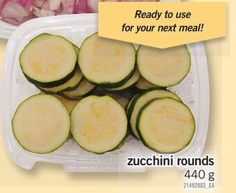 Fortinos Zucchini rounds, 440 g offer