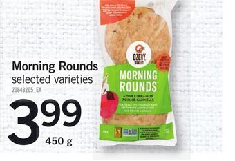 Fortinos Morning rounds, 450 g offer