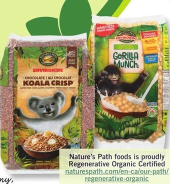 Fortinos Nature's path organic eco-pack cereal, 650-907 g offer