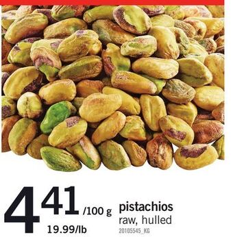 Fortinos Pistachios offer