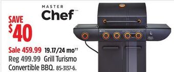 Canadian Tire Master chef grill turismo convertible bbq offer
