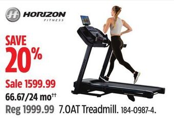 Canadian Tire Horizon 7.0at treadmill offer