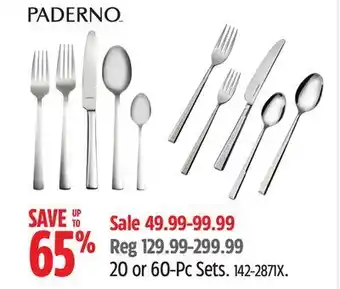 Canadian Tire Paderno 20 or 60-pc sets offer