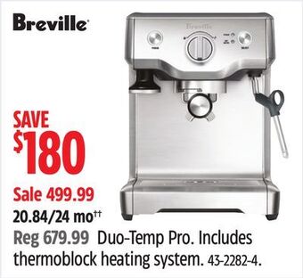 Canadian Tire Breville duo-temp pro offer