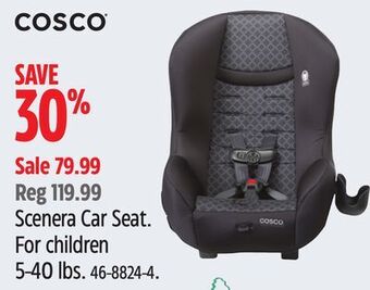 Canadian Tire Cosco scenera car seat offer