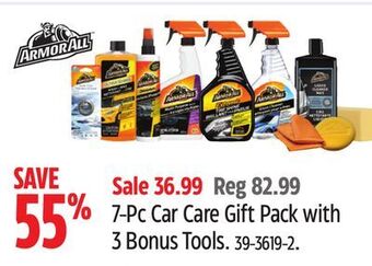 Canadian Tire Armor all 7-pc car care gift pack with 3 bonus tools offer
