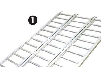 Canadian Tire Aluminum tri-panel loading ramp, 50 x 77" offer