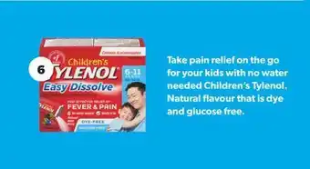 Real Canadian Superstore Tylenol children's easy dissolve tablets, 16's offer