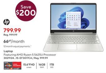 Staples Hp laptop offer